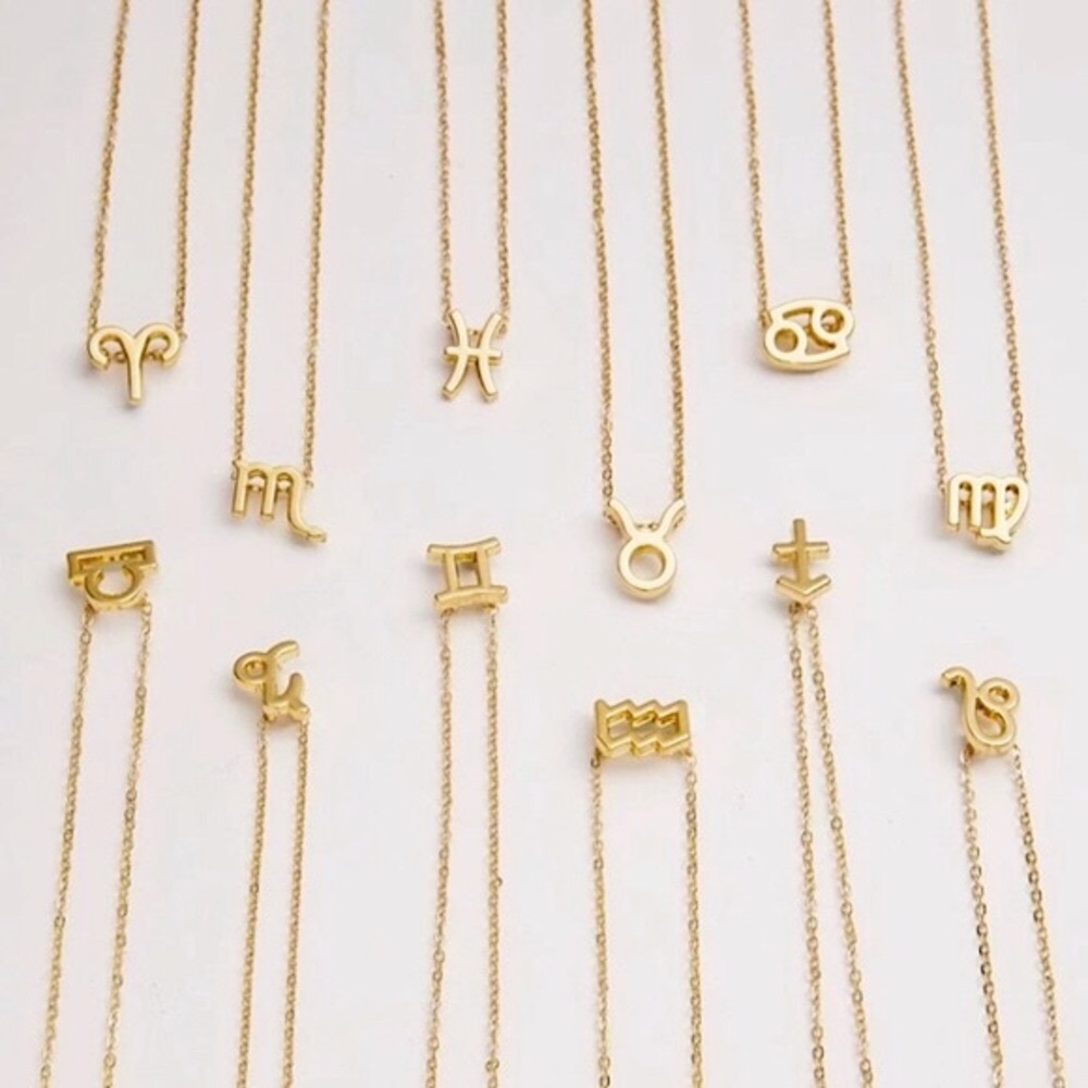 Minimalist Zodiac Sign Minimalist Charm Necklace - Picture 16 of 16